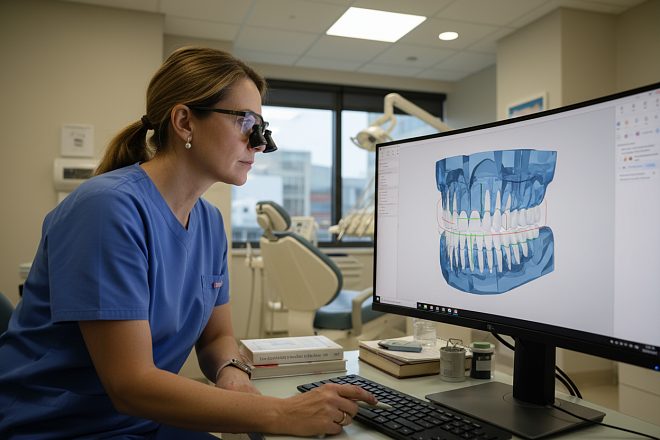 Изготовление полного съемного протеза с фиксацией на замковых соединениях «Bredent» в клинике ЦЭЛТ в Москве